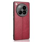 For Infinix Zero 40 4G Cow Pattern Sewing Back Cover Phone Case(Red) - 3