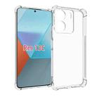 For Xiaomi Redmi 13C Shockproof Non-slip Thickening TPU Phone Case(Transparent) - 1