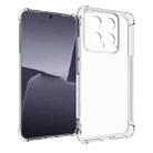 For Xiaomi 14 Shockproof Non-slip Thickening TPU Phone Case(Transparent) - 1