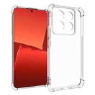 For Xiaomi 14 Pro Shockproof Non-slip Thickening TPU Phone Case(Transparent) - 1