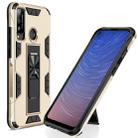 For Huawei Honor Play 4T Armor Shockproof TPU + PC Magnetic Protective Case with Invisible Holder(Gold) - 1