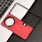 For Honor Magic V5 Litchi Texture Card Slots Back Cover Phone Case(Red) - 2