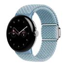 For Google Pixel Watch / Watch 2 Nylon Loop Magnetic Buckle Watch Band(Rock Blue) - 1