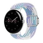 For Google Pixel Watch / Watch 2 Nylon Loop Magnetic Buckle Watch Band(Violets) - 1