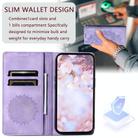 For iPhone 16e Totem Embossed Magnetic Leather Phone Case(Purple) - 3