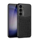 For Samsung Galaxy S24+ 5G GKK TPU + PU Full Coverage Phone Case(Alligator Texture) - 1