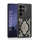 For Samsung Galaxy S25 Ultra 5G GKK TPU + PU Full Coverage Phone Case(Python Texture) - 1