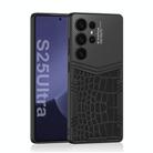 For Samsung Galaxy S25 Ultra 5G GKK TPU + PU Full Coverage Phone Case(Alligator Texture) - 1