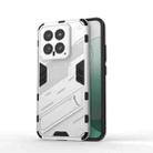 For Xiaomi 14 5G Punk Armor 2 in 1 PC + TPU Phone Case with Holder(White) - 1