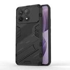For Xiaomi Redmi K70 5G Punk Armor 2 in 1 PC + TPU Phone Case with Holder(Black) - 1