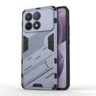 For Xiaomi Redmi K70 5G Punk Armor 2 in 1 PC + TPU Phone Case with Holder(Grey) - 1