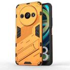 For Xiaomi Redmi A3 4G Global Punk Armor 2 in 1 PC + TPU Phone Case with Holder(Orange) - 1