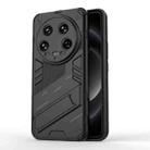 For Xiaomi 14 Ultra 5G Punk Armor 2 in 1 PC + TPU Phone Case with Holder(Black) - 1