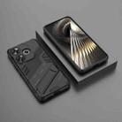 For Xiaomi Redmi Turbo 3 5G Punk Armor 2 in 1 PC + TPU Phone Case with Holder(Black) - 2