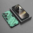 For Xiaomi Redmi Turbo 3 5G Punk Armor 2 in 1 PC + TPU Phone Case with Holder(Green) - 2