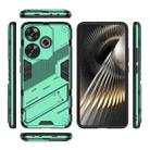 For Xiaomi Redmi Turbo 3 5G Punk Armor 2 in 1 PC + TPU Phone Case with Holder(Green) - 3