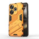 For Xiaomi Redmi Turbo 3 5G Punk Armor 2 in 1 PC + TPU Phone Case with Holder(Orange) - 1