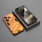 For Xiaomi Redmi Turbo 3 5G Punk Armor 2 in 1 PC + TPU Phone Case with Holder(Orange) - 2