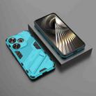 For Xiaomi Redmi Turbo 3 5G Punk Armor 2 in 1 PC + TPU Phone Case with Holder(Blue) - 2