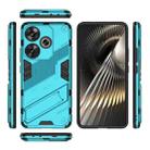 For Xiaomi Redmi Turbo 3 5G Punk Armor 2 in 1 PC + TPU Phone Case with Holder(Blue) - 3