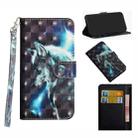 For Nokia 2.3 3D Painting Pattern Horizontal Flip TPU + PU Leather Case with Holder & Card Slots & Wallet(Wolf) - 1