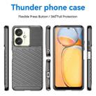 For Xiaomi Poco C65 Thunderbolt Shockproof Soft TPU Phone Case(Black) - 2