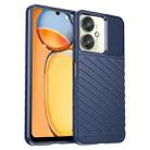 For Xiaomi Redmi 13C Thunderbolt Shockproof Soft TPU Phone Case(Blue) - 1