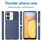 For Xiaomi Redmi 13C Thunderbolt Shockproof Soft TPU Phone Case(Blue) - 2