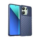 For Xiaomi Redmi Note 13 4G Thunderbolt Shockproof Soft TPU Phone Case(Blue) - 1