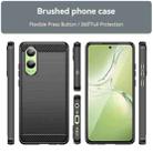 For OPPO K12x Carbon Fiber Brushed Texture TPU Phone Case(Black) - 2