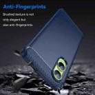 For OPPO K12x Carbon Fiber Brushed Texture TPU Phone Case(Blue) - 3