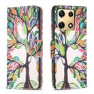 For Infinix Note 30 Pro Colored Drawing Pattern Leather Phone Case(Tree Life) - 1