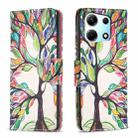 For Infinix Note 30 5G Colored Drawing Pattern Leather Phone Case(Tree Life) - 1