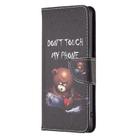 For Infinix Hot 40i Colored Drawing Pattern Leather Phone Case(Bear) - 2