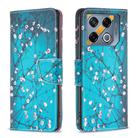 For Infinix GT 20 Pro 5G Colored Drawing Pattern Leather Phone Case(Plum Blossom) - 1