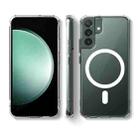 For Samsung Galaxy S23 FE 5G TPU Magsafe Phone Case(Transparent) - 1