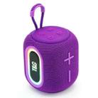 T&G TG664 LED Portable Subwoofer Wireless Bluetooth Speaker(Purple) - 1