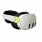 1 Pair Quest 2 Headwear VR Connector Adapter for Meta Quest 3(Fluorescent Green) - 6