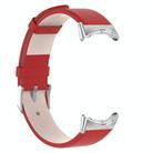 For Google Pixel Watch 2 / Pixel Watch Leather Watch Band(Red) - 2