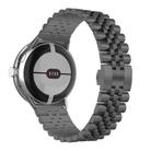 For Google Pixel Watch 2 / Pixel Watch Seven Beads Stainless Steel Metal Watch Band(Black) - 2