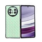 For Huawei Mate X5 Woven Texture Folding PU Phone Case(Green) - 1