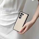 For Samsung Galaxy Z Fold Special Woven Texture Folding PU Phone Case(Green) - 3