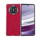 For Huawei Mate X5 Hinge Plush PC Phone Case(Red) - 1
