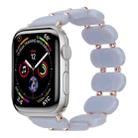 For Apple Watch SE 2023 44mm Stretch Resin Watch Band(Blue Ocean) - 1