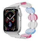 For Apple Watch Series 3 38mm Stretch Resin Watch Band(Colorful) - 1