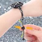 For Apple Watch SE 2023 40mm Twist Bracelet Diamond Metal Watch Band(Black) - 3
