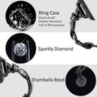 For Apple Watch Series 7 45mm Twist Bracelet Diamond Metal Watch Band(Black) - 2
