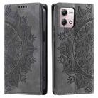 For Motorola Moto G Stylus 2023 4G Totem Embossed Magnetic Leather Phone Case(Grey) - 1