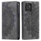 For Motorola Moto G Power 5G 2023 Totem Embossed Magnetic Leather Phone Case(Grey) - 1