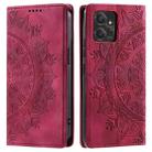 For Motorola Moto G Power 5G 2023 Totem Embossed Magnetic Leather Phone Case(Red) - 1